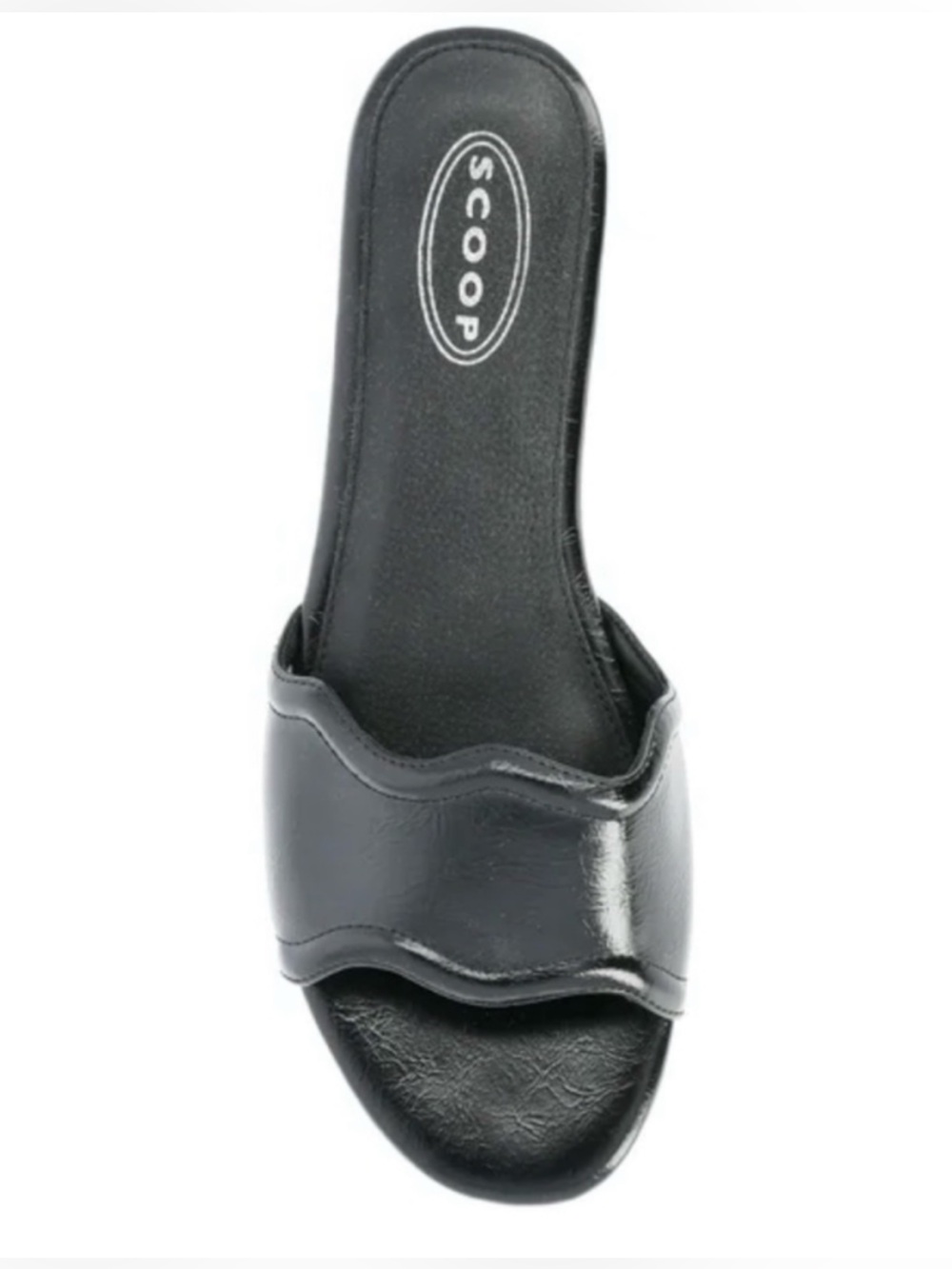 Scoop Womens Black Slide Mules New NO Box